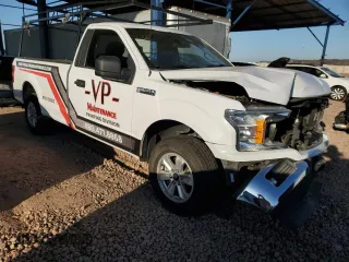 2019 Ford F-150 XL with VIN 1FTMF1C5XKKD39062, listed as a Copart auction lot 56666895 with 75,221 mi miles and Salvage title. Bid and sale history available at DreamBid. Image 4.