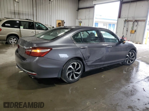 2016 Honda Accord Sedan EX with VIN 1HGCR2F72GA187136, listed as a Copart auction lot 52939385 with 119,646 mi miles and Salvage Title. Bid and sale history available at carsss.com. Image 3.