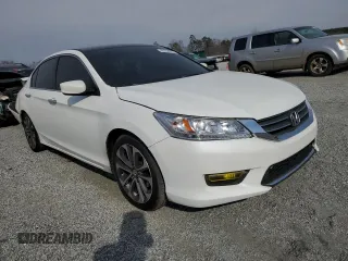 2015 Honda Accord Sport with VIN 1HGCR2F55FA060443, listed as a Copart auction lot 49102055 with 217,414 mi miles and Salvage Title. Bid and sale history available at DreamBid. Image 4.