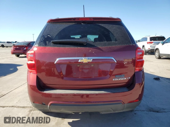 2016 Chevrolet Equinox LT with VIN 2GNALCEK5G1156385, listed as a Copart auction lot 48083945 with 147,015 mi miles and Salvage Title. Bid and sale history available at carsss.com. Image 6.
