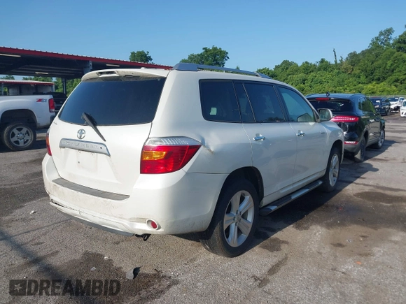 2010 Toyota Highlander Limited with VIN 5TDYK3EH9AS012546, listed as a IAAI auction lot 42555968 with 219,607 mi miles and . Bid and sale history available at DreamBid. Image 4.