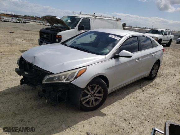 2015 Hyundai Sonata 2.4L SE with VIN 5NPE24AF8FH154414, listed as a Copart auction lot 50959285 with 172,530 mi miles and Salvage Title. Bid and sale history available at carsss.com. Image 1.