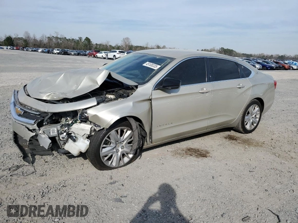 2015 Chevrolet Impala LS with VIN 2G11X5SL6F9201140, listed as a Copart auction lot 49108335 with 182,581 mi miles and Salvage Title. Bid and sale history available at DreamBid. Image 1.