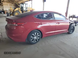 2017 Hyundai Elantra SE with VIN KMHD74LF6HU282102, listed as a Copart auction lot 57841005 with 94,024 mi miles and Salvage title. Bid and sale history available at DreamBid. Image 3.