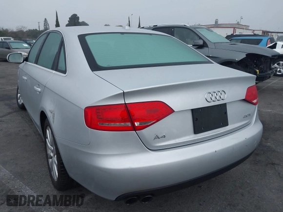2012 Audi A4 2.0T Premium with VIN WAUAFAFL2CN020314, listed as a IAAI auction lot 41217923 with 36,954 mi miles. Bid and sale history available at carsss.com. Image 3.