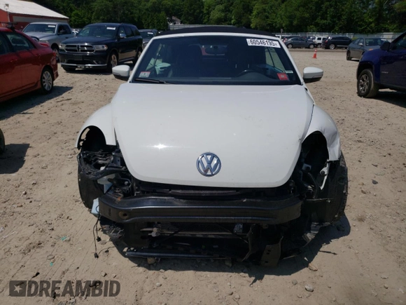 2018 Volkswagen Beetle S with VIN 3VW5DAAT7JM514853, listed as a Copart auction lot 60546195 with 62,143 mi miles and Salvage title. Bid and sale history available at DreamBid. Image 5.