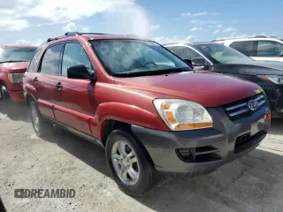 2005 Kia Sportage LX with VIN KNDJF723057131284, listed as a Copart auction lot 74563624 with Not Provided miles and Non Repairable. Bid and sale history available at carsss.com. Image 4.
