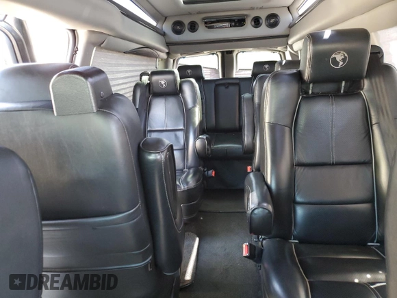 2018 Chevrolet Express Cargo Van with VIN 1GCWGBFG5J1242705, listed as a Copart auction lot 55627615 with 77,611 mi miles and Clean Title. Bid and sale history available at carsss.com. Image 10.