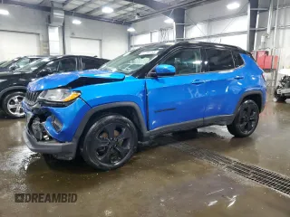 2019 Jeep Compass Latitude z VIN 3C4NJDBB5KT682761, wystawiony jako Copart lot #54746755 z przebiegiem 95 271 mil mil oraz Szkoda całkowita • Salvage title. Historia ofert i sprzedaży dostępna na DreamBid. Obrazek 1.
