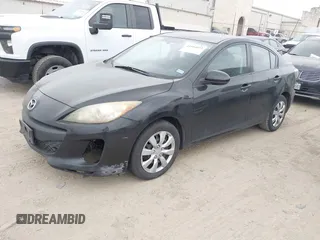 2013 Mazda 3 i SV with VIN JM1BL1TGXD1716628, listed as a IAAI auction lot 41954693 with 184,031 mi miles. Bid and sale history available at carsss.com. Image 2.