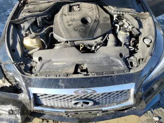2017 Infiniti Q50 2.0t Premium with VIN JN1CV7AR6HM680577, listed as a Copart auction lot 88735105 with 48,805 mi miles and Salvage Title. Bid and sale history available at carsss.com. Image 12.