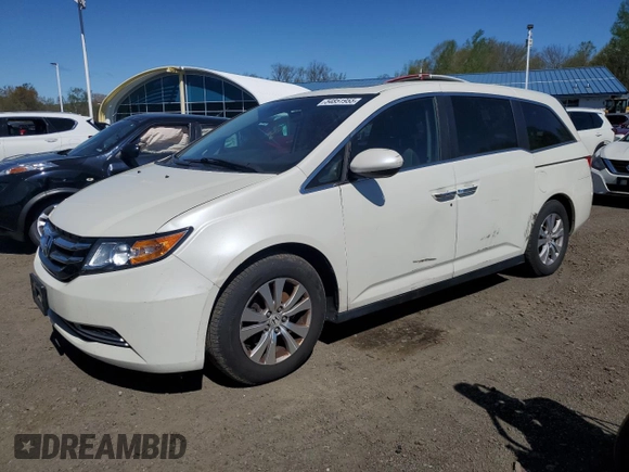 2016 Honda Odyssey EX-L with VIN 5FNRL5H66GB129277, listed as a Copart auction lot 54851955 with 147,496 mi miles and Clean Title. Bid and sale history available at carsss.com. Image 1.
