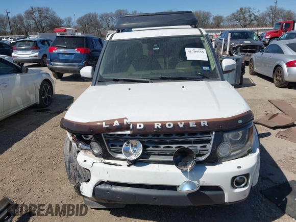2016 Land Rover LR4 HSE with VIN SALAG2V67GA795831, listed as a IAAI auction lot 41709555 with 56,074 mi miles and . Bid and sale history available at DreamBid. Image 13.