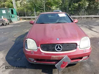 1999 Mercedes-Benz SLK-Class with VIN WDBKK47F0XF088123, listed as a IAAI auction lot 41991751 with 275,370 mi miles. Bid and sale history available at carsss.com. Image 12.