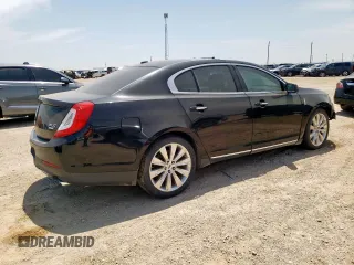 2013 Lincoln MKS EcoBoost with VIN 1LNHL9FT5DG606208, listed as a Copart auction lot 59224735 with 156,202 mi miles and Salvage title. Bid and sale history available at DreamBid. Image 3.