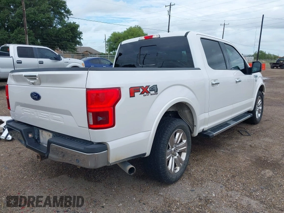 2018 Ford F-150 XL with VIN 1FTEW1E56JKC02331, listed as a IAAI auction lot 42554412 with 203,633 mi miles and . Bid and sale history available at DreamBid. Image 4.