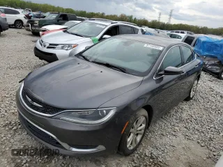 2016 Chrysler 200 Limited with VIN 1C3CCCAB2GN102021, listed as a Copart auction lot 51145555 with 185,654 mi miles and Salvage Title. Bid and sale history available at carsss.com. Image 1.