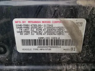 2016 Mitsubishi Outlander ES с VIN JA4AZ2A37GZ600514, выставлен на аукционе Copart как лот 70331994 с пробегом 228 844 миль миль и Списание • Salvage title. История ставок и продаж доступна на DreamBid. Изображение 14.