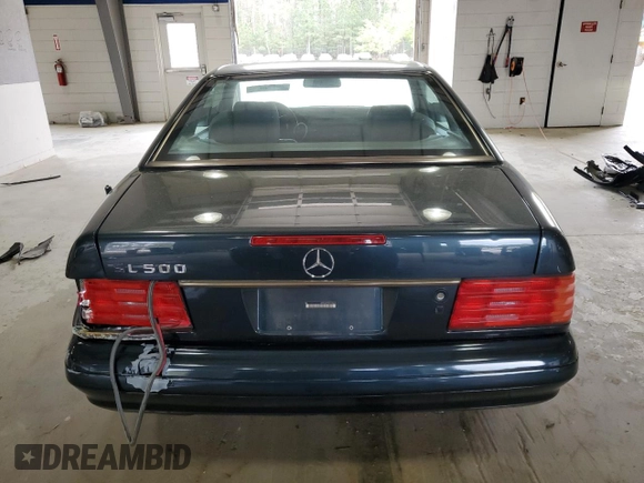 1997 Mercedes-Benz SL 500 with VIN WDBFA67F6VF139492, listed as a Copart auction lot 49127025 with 83,714 mi miles and Clean title. Bid and sale history available at DreamBid. Image 6.