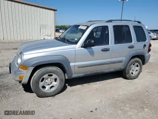 2005 Jeep Liberty Sport with VIN 1J4GK48K65W573151, listed as a Copart auction lot 52072875 with 70,079 mi miles and Clean Title. Bid and sale history available at carsss.com. Image 1.