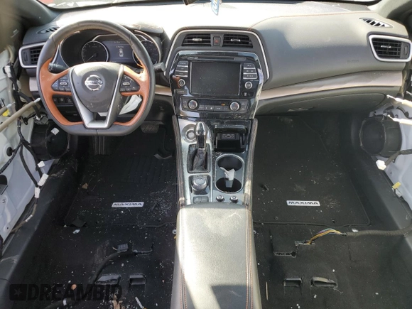 2020 Nissan Maxima Platinum with VIN 1N4AA6FVXLC366547, listed as a Copart auction lot 45569995 with 23,124 mi miles and Salvage Title. Bid and sale history available at DreamBid. Image 8.