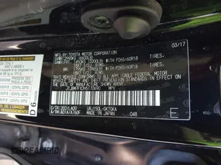 2017 Lexus GX 460 with VIN JTJBM7FX2H5170690, listed as a IAAI auction lot 41884057 with Not Provided miles and . Bid and sale history available at DreamBid. Image 9.