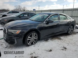 2019 Audi A6 Premium Plus with VIN WAUL2AF29KN061582, listed as a Copart auction lot 88880365 with 0 mi miles and Salvage Title. Bid and sale history available at carsss.com. Image 1.