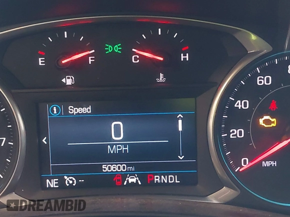 2020 Chevrolet Equinox LT with VIN 3GNAXUEV6LS514791, listed as a IAAI auction lot 41840287 with 50,600 mi miles. Bid and sale history available at carsss.com. Image 7.