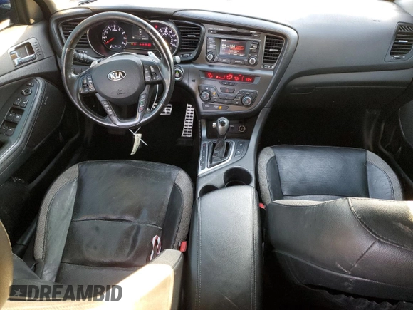 2013 Kia Optima SX with VIN 5XXGR4A69DG130734, listed as a Copart auction lot 45190105 with 160,546 mi miles and Non Repairable. Bid and sale history available at carsss.com. Image 8.