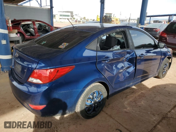 2017 Hyundai Accent SE with VIN KMHCT4AE5HU253689, listed as a Copart auction lot 48906255 with 101,846 mi miles and Salvage Title. Bid and sale history available at carsss.com. Image 3.