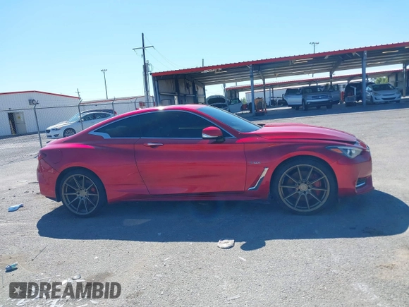 2018 Infiniti Q60 RED SPORT 400 with VIN JN1FV7EL4JM630513, listed as a IAAI auction lot 40411948 with 59,373 mi miles. Bid and sale history available at carsss.com. Image 14.