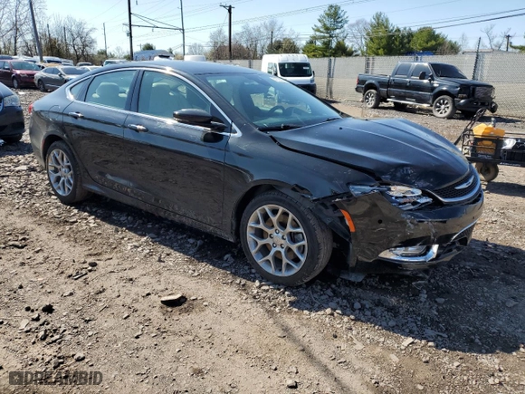 2015 Chrysler 200 C with VIN 1C3CCCEG8FN522564, listed as a Copart auction lot 51076565 with 69,510 mi miles and Salvage Title. Bid and sale history available at carsss.com. Image 4.