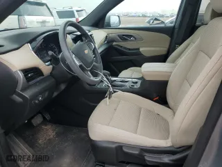 2023 Chevrolet Traverse LS with VIN 1GNERFKW9PJ236089, listed as a Copart auction lot 46489225 with 48,156 mi miles and Salvage Title. Bid and sale history available at carsss.com. Image 7.
