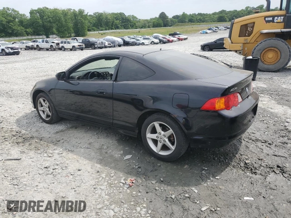2002 Acura RSX Type S with VIN JH4DC53022C016749, listed as a Copart auction lot 53957485 with 166,533 mi miles and Salvage title. Bid and sale history available at DreamBid. Image 2.