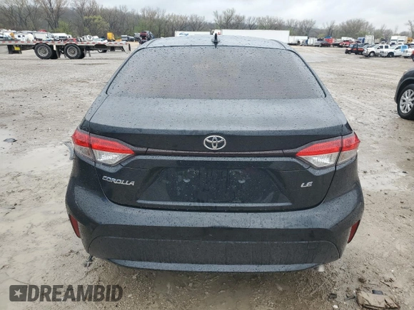 2021 Toyota Corolla LE with VIN JTDEPMAE0MJ151407, listed as a Copart auction lot 51903845 with 28,352 mi miles and Salvage Title. Bid and sale history available at carsss.com. Image 6.