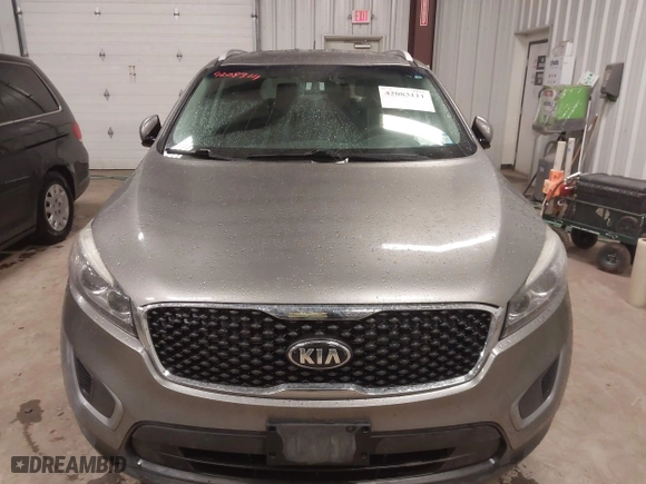 2017 Kia Sorento LX V6 with VIN 5XYPGDA55HG217691, listed as a IAAI auction lot 42083111 with 124,444 mi miles. Bid and sale history available at carsss.com. Image 12.