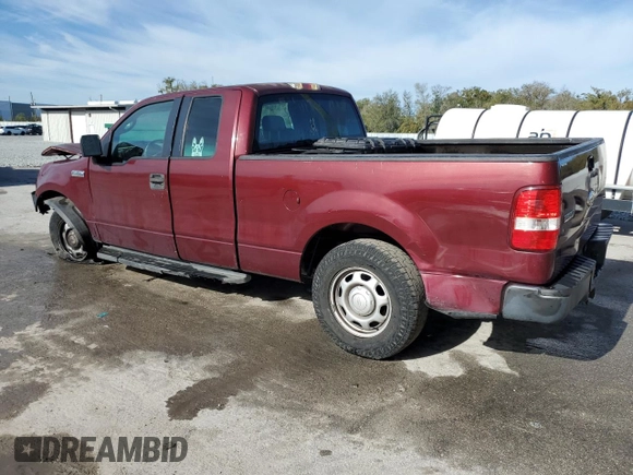 2006 Ford F-150 STX with VIN 1FTRX12W46NB75180, listed as a Copart auction lot 48231805 with 201,540 mi miles and Salvage Title. Bid and sale history available at carsss.com. Image 2.