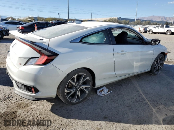 2019 Honda Civic Si z VIN 2HGFC3A57KH753487, wystawiony jako Copart lot #44177745 z przebiegiem 54 550 mil mil oraz Szkoda całkowita • Salvage title. Historia ofert i sprzedaży dostępna na DreamBid. Obrazek 3.
