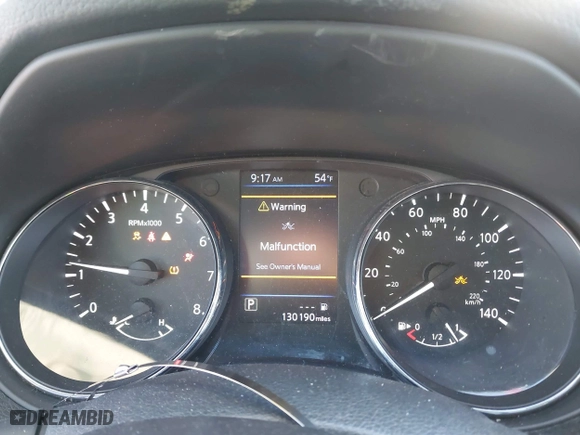 2018 Nissan Rogue S with VIN 5N1AT2MV2JC812117, listed as a IAAI auction lot 41760808 with 130,190 mi miles. Bid and sale history available at carsss.com. Image 7.