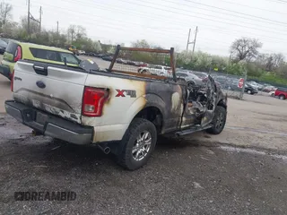 2015 Ford F-150 XLT with VIN 1FTFX1EF8FFA17031, listed as a IAAI auction lot 41965449 with 1 mi miles. Bid and sale history available at carsss.com. Image 4.