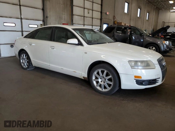 2006 Audi A6 with VIN WAUDG74F86N029792, listed as a Copart auction lot 76618674 with 308,949 mi miles and Salvage Title. Bid and sale history available at carsss.com. Image 4.