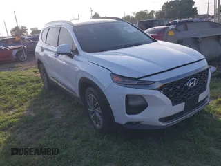 2020 Hyundai Santa Fe Limited with VIN 5NMS53ADXLH217959, listed as a IAAI auction lot 41941861 with Not Provided miles. Bid and sale history available at carsss.com. Image 1.