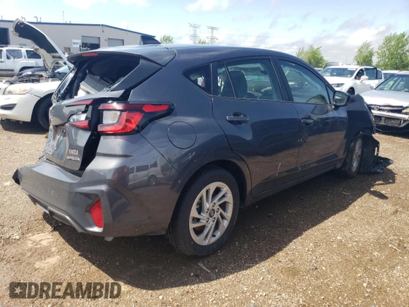 2024 Subaru Impreza with VIN JF1GUABC1R8333716, listed as a Copart auction lot 53689774 with Not Provided miles and Salvage Title. Bid and sale history available at carsss.com. Image 3.