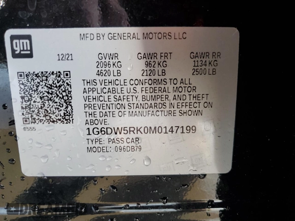 2021 Cadillac CT5 Luxury z VIN 1G6DW5RK0M0147199, wystawiony jako Copart lot #42726605 z przebiegiem 30 064 mil mil oraz Szkoda całkowita • Salvage title. Historia ofert i sprzedaży dostępna na DreamBid. Obrazek 13.