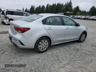 2021 Kia Rio LX with VIN 3KPA24AD7ME395704, listed as a Copart auction lot 70481794 with 0 mi miles and Salvage Title. Bid and sale history available at carsss.com. Image 3.
