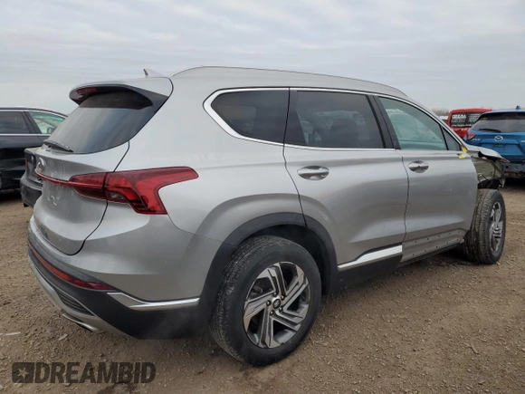 2021 Hyundai Santa Fe Essential with VIN 5NMS24AJ9MH336415, listed as a Copart auction lot 41700765 with 47,166 mi miles and Salvage Title. Bid and sale history available at carsss.com. Image 3.