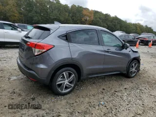 2021 Honda HR-V EX-L with VIN 3CZRU5H79MM729251, listed as a Copart auction lot 77986954 with 58,007 mi miles and Salvage Title. Bid and sale history available at carsss.com. Image 3.