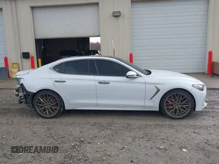 2019 Genesis G70 Dynamic with VIN KMTG34LE9KU027098, listed as a IAAI auction lot 41058372 with 71,732 mi miles and . Bid and sale history available at DreamBid. Image 14.