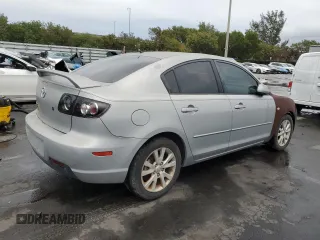 2008 Mazda 3 i Sport with VIN JM1BK12F181834357, listed as a Copart auction lot 46670165 with 52,411 mi miles and Clean Title. Bid and sale history available at DreamBid. Image 3.