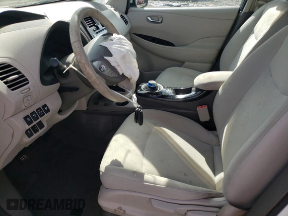 2017 Nissan LEAF SL with VIN 1N4BZ0CP5HC307235, listed as a Copart auction lot 42744383 with 73,913 mi miles. Bid and sale history available at carsss.com. Image 7.